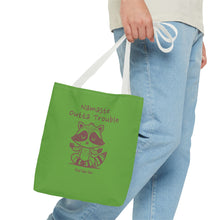 Load image into Gallery viewer, Namaste Outta Trouble Tote Bag | Find Your Zen | Motivational Eco-Friendly Bag