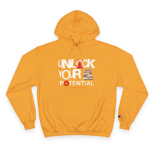 Load image into Gallery viewer, Unlock Your Potential Champion Hoodie - Motivational Sweatshirt for Motivation & Achievement