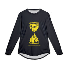 Load image into Gallery viewer, Men's Motivational UV Protection Long Sleeve Shirt, Stay Active Wear, Summer Essential, Gift for Fitness Lovers, Outdoor Activities