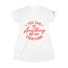Load image into Gallery viewer, Inspirational You Can Do Anything T-Shirt Dress for Women - Casual Summer Wear