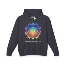 Load image into Gallery viewer, Chakra Vibes Unisex Lightweight Hooded Sweatshirt