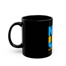 Load image into Gallery viewer, Never Give Up Motivational Black Mug - 11oz & 15oz Options
