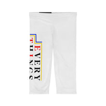 Load image into Gallery viewer, Inspirational Women’s Capri Leggings with Bold Typography - Perfect for Fitness & Casual Wear