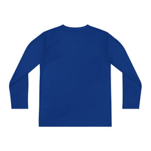 Load image into Gallery viewer, Youth Long Sleeve Tee - "Never Stop" Graphic Shirt for Active Kids