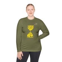 Load image into Gallery viewer, Unisex Lightweight Long Sleeve Tee with Unique Hourglass Design, Casual Wear, Gift for Him, Gift for Her, Summer Fashion, Relaxed Style