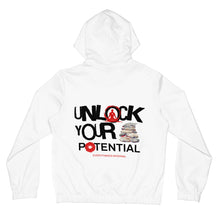 Load image into Gallery viewer, Inspiring Women’s Full-Zip Hoodie - "Unlock Your Potential"