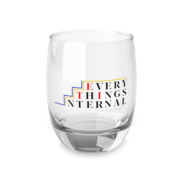 Stylish Whiskey Glass - 'Everything's Internal' Design - Perfect Gift for Whiskey Lovers