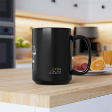 Load image into Gallery viewer, Imagine Work Black Mug, 15oz Coffee Cup, Creative Inspiration Mug, Unique Gift for Artists, Motivational Drinkware, Home Office Decor