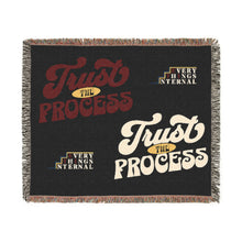 Load image into Gallery viewer, Trust the Process Woven Blanket - Cozy Throw for Inspiration and Comfort
