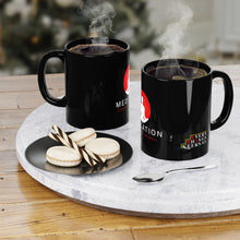 Load image into Gallery viewer, Meditation Black Coffee Mug – 11oz Inspirational Drinkware for Mindfulness Enthusiasts