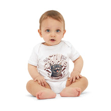 Load image into Gallery viewer, Stay Curious Infant Jersey One Piece - Cute Cat Design for Newborns and Infants