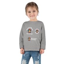 Load image into Gallery viewer, Toddler Long Sleeve Tee - "Never Stop Growing" Cute Mushroom Design