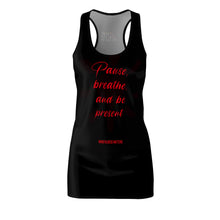 Load image into Gallery viewer, Mindfulness Matters Racerback Dress - Pause, Breathe, Be Present