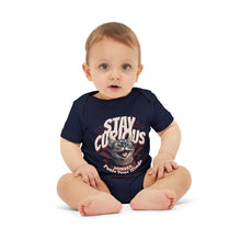 Load image into Gallery viewer, Stay Curious Infant Jersey One Piece - Cute Cat Design for Newborns and Infants