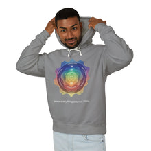 Load image into Gallery viewer, Chakra Vibes Unisex Lightweight Hooded Sweatshirt