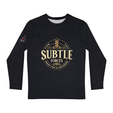 Load image into Gallery viewer, Men's Long Sleeve Shirt - Subtle Forces Graphic Tee for Comfort and Style