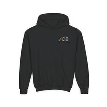 Load image into Gallery viewer, Youth Heavy Blend Hooded Sweatshirt - "Very Internal" & Lightbulb Design - Trendy Casual Wear for Creative Minds