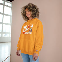 Load image into Gallery viewer, Unlock Your Potential Champion Hoodie - Motivational Sweatshirt for Motivation & Achievement