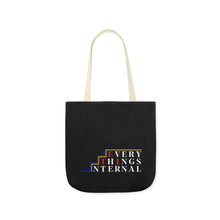 Load image into Gallery viewer, Inspirational Canvas Tote Bag with Colorful Straps - Perfect for Garden Lovers and Self-Care Enthusiasts