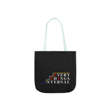 Load image into Gallery viewer, Inspirational Canvas Tote Bag with Colorful Straps - Perfect for Garden Lovers and Self-Care Enthusiasts