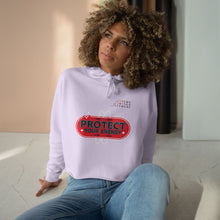 Load image into Gallery viewer, Protect Your Energy Crop Hoodie - Cozy Chic for Mindfulness and Style