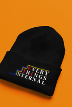 Load image into Gallery viewer, Everythings Internal™ Embroidered Black Beanie – Unisex Cozy Knit Winter Hat