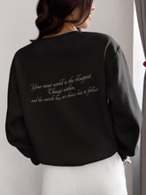 Load image into Gallery viewer, EVERYTHING'S INTERNAL (ETI) BLACK Champion Sweatshirt