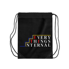 Load image into Gallery viewer, Everythings Internal Drawstring Bag - Stylish Black Gym Tote for Everyday Use