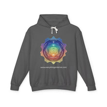 Load image into Gallery viewer, Chakra Vibes Unisex Lightweight Hooded Sweatshirt