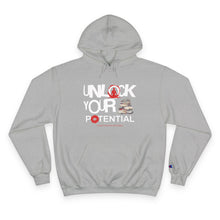 Load image into Gallery viewer, Unlock Your Potential Champion Hoodie - Motivational Sweatshirt for Motivation & Achievement