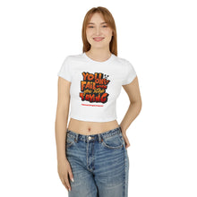 Load image into Gallery viewer, Motivational Women's Baby Tee - 'You Only Fail When You Stop Trying'