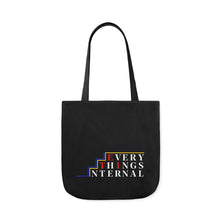 Load image into Gallery viewer, Inspirational Canvas Tote Bag with Colorful Straps - Perfect for Garden Lovers and Self-Care Enthusiasts