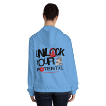 Load image into Gallery viewer, Inspiring Women’s Full-Zip Hoodie - "Unlock Your Potential"