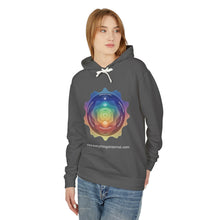 Load image into Gallery viewer, Chakra Vibes Unisex Lightweight Hooded Sweatshirt