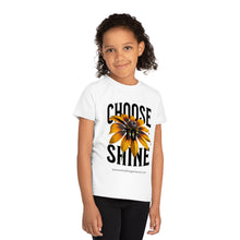 Load image into Gallery viewer, Kids' Choose to Shine T-Shirt - Uplifting Floral Design for Young Creators
