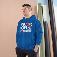 Load image into Gallery viewer, Unlock Your Potential Champion Hoodie - Motivational Sweatshirt for Motivation & Achievement