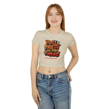 Load image into Gallery viewer, Motivational Women's Baby Tee - 'You Only Fail When You Stop Trying'