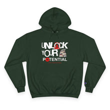 Load image into Gallery viewer, Unlock Your Potential Champion Hoodie - Motivational Sweatshirt for Motivation & Achievement