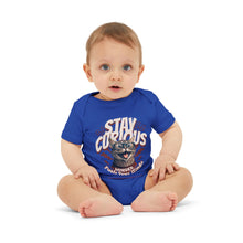 Load image into Gallery viewer, Stay Curious Infant Jersey One Piece - Cute Cat Design for Newborns and Infants