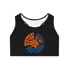 Load image into Gallery viewer, Never Stop Moving Sports Bra - Motivational Workout Top for Active Lifestyles