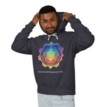 Load image into Gallery viewer, Chakra Vibes Unisex Lightweight Hooded Sweatshirt