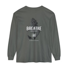 Load image into Gallery viewer, Meditation Long Sleeve T-Shirt - Unisex Garment-Dyed Comfort