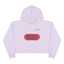 Load image into Gallery viewer, Protect Your Energy Crop Hoodie - Cozy Chic for Mindfulness and Style