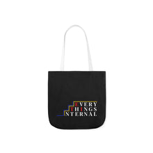 Load image into Gallery viewer, Inspirational Canvas Tote Bag with Colorful Straps - Perfect for Garden Lovers and Self-Care Enthusiasts