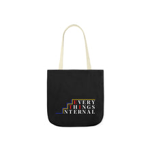 Load image into Gallery viewer, Inspirational Canvas Tote Bag with Colorful Straps - Perfect for Garden Lovers and Self-Care Enthusiasts