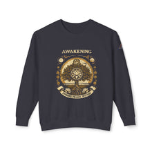 Load image into Gallery viewer, Awakening Peace Unisex Lightweight Crewneck Sweatshirt