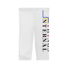 Load image into Gallery viewer, Inspirational Women’s Capri Leggings with Bold Typography - Perfect for Fitness & Casual Wear