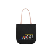 Load image into Gallery viewer, Inspirational Canvas Tote Bag with Colorful Straps - Perfect for Garden Lovers and Self-Care Enthusiasts