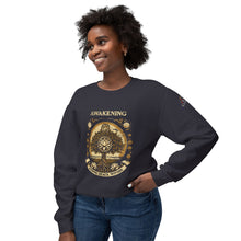 Load image into Gallery viewer, Awakening Peace Unisex Lightweight Crewneck Sweatshirt