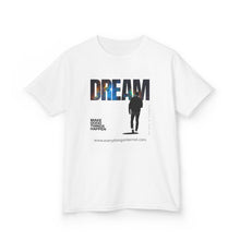 Load image into Gallery viewer, Kids Inspirational Dream Tee, Motivational Shirt for Children, Birthday Gift, Daily Wear, Unisex Comfort Tee
